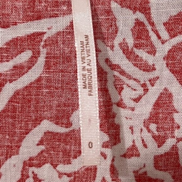 Free People A Thing Called Love Mini Dress Floral Linen Blend Women's Size 0 - Picture 4 of 5